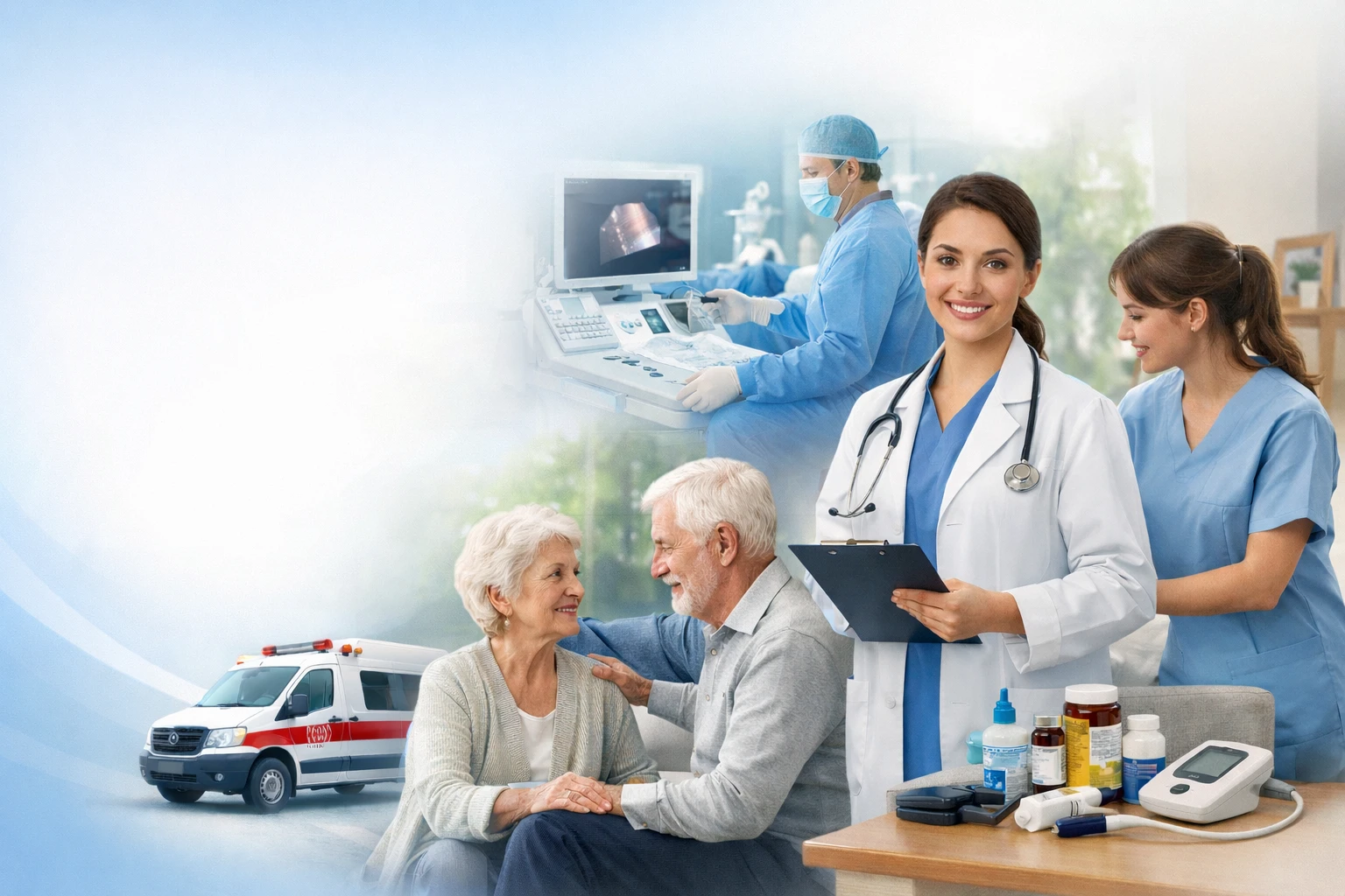 صحتكم رعايتنا - فحوصات طبية منزلية في دبي